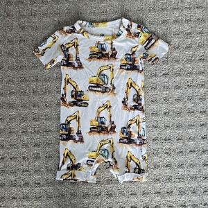 Construction Print Kids Romper